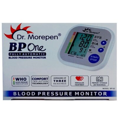 Dr. Morepen BP One Fully Automatic Blood Pressure Monitor BP-02, 1 Count