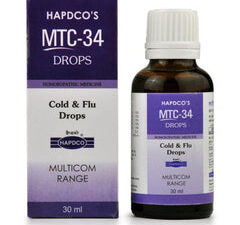 Hapdco MTC-34 (Cold & Flu Drops) (30ml)