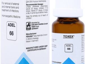 ADEL 66 Toxex Drops: Natural Homeopathic Remedy for Detoxification