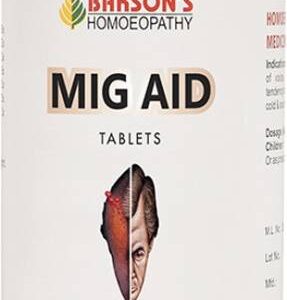 Bakson's Homoeopathy Mig Aid Tablets