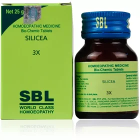 SBL Silicea 3X: 25g - Natural Homeopathic Remedy for Skin, Hair & Nail Health