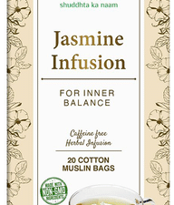 Sri Sri Tattva Organic Jasmine Infused Cotton Muslin Bags (1gm Each)