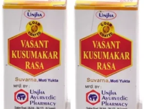 Unjha Vasant Kusumakar Ras (Swarna Moti Yukta) (1g, Pack of 2)