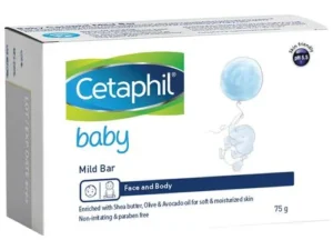 Cetaphil Baby Mild Bar 75g: Gentle, Hypoallergenic Baby Soap for Sensitive Skin