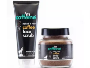 mCaffeine Coffee Exfoliation & Tan Removal Combo (Face Scrub 100g + Body Scrub 100g) (1Pack)