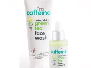mCaffeine Green Tea Day Hydration Routine (Face Wash 100ml + Face Serum 40ml) (1Pack)