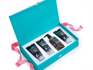 mCaffeine Start Easy Skincare Gift Kit For Men (Face Wash 75ml + Sunscreen Lotion 30ml + Body Wash 200ml + Face Scrub 100g) (1Pack)