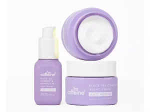 mCaffeine Retinol 0.3% Anti-Ageing Face Serum & Anti-Ageing Black Tea Night Cream (Face Serum 20ml + Night Cream 50ml) (1Pack)