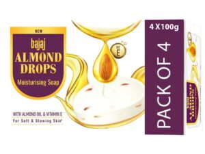 Bajaj Almond Drops Soap – Pack of 4 100g