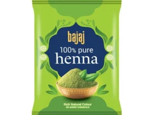 Bajaj 100% Pure Henna – Natural Hair Color & Nourishment 75g