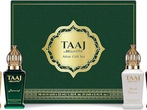 BELLAVITA Taaj Attar Gift Set (4 × 12 ml)