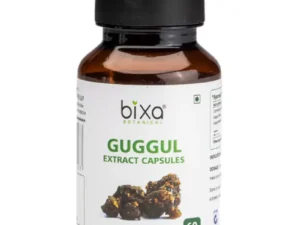 Bixa Botanical Guggul Extract Veg Capsules 2.5% Guggulsterones