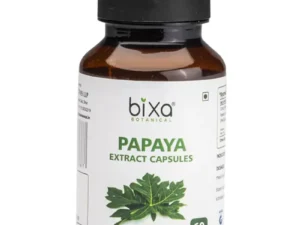 Bixa Botanical Papaya Leaves Extract Veg Capsules