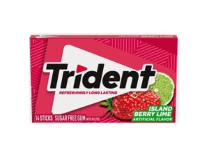 Trident Island Berry Lime Chewing Gum