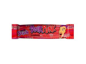 Sour Punk Strawberry Flavour Stick Candy