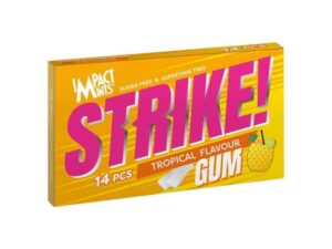 Impact Strike Tropical Chewing Gum