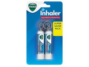 Vicks Nasal Inhaler Stick for Refreshing Menthol Vapors ? 2 Pack