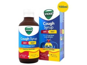 Vicks 2-in-1 Cough Syrup for Day & Night Use ? 100ml