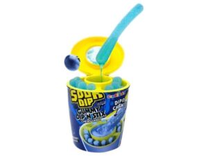 CandiExotics Sour Dip'N Stix Gummy Candy - Blueberry