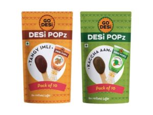 GO DESI GO DESi Tangy Imli Desi Popz Lollipop Candy + GO DESi Kaccha Aam Desi Popz Lollipop Candy Combo