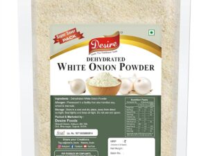 Desire Dehydrated White Onion Powder – 1 kg (35.2 oz) | Premium Bulk Pack for Cooking & Seasoning