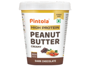 Pintola Dark Chocolate Creamy Peanut Butter High Protein ? Premium Chocolate Fitness Spread