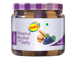Sundrop Peanut Butter with Grape Jelly ? Tasty Peanut & Fruit Spread for Breakfast and Snacks
