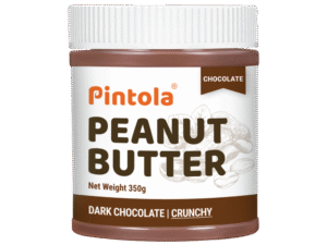 Pintola Dark Chocolate Crunchy Peanut Butter ? Rich Cocoa Flavor, Protein Boost & Nutty Crunch