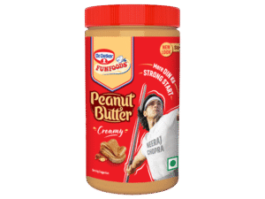 Dr. Oetker FunFoods Creamy Peanut Butter ? Smooth Nutty Spread for Sandwiches & Energy Meals
