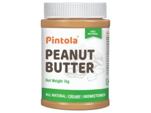 Pintola All Natural Creamy Peanut Butter Unsweetened ? Smooth Vegan Protein Spread, Sugar-Free