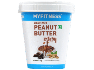 MyFitness High Protein Chocolate Peanut Butter Crispy Spread ? Crunchy Chocolate Protein Snack