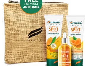 Himalaya Dark Spot Clearing Turmeric Kit - Face Wash, Pack, Serum + Free Jute Bag