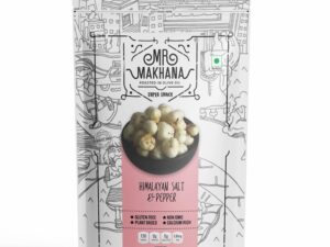 Mr Makhana Premium Roasted Fox Nuts Himalayan Salt & Pepper