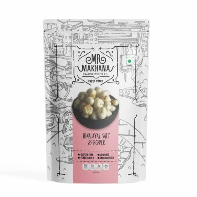 Mr Makhana Premium Roasted Fox Nuts Himalayan Salt & Pepper