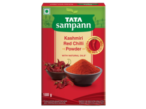 Tata Sampann Kashmiri Red Chilli Powder with Natural Oils (Mirchi)