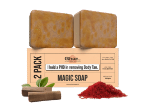 Ghar Soaps Sandalwood & Saffron Soap Pack of 2