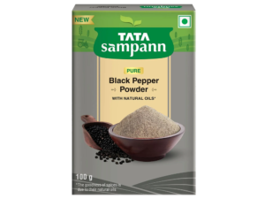 Tata Sampann Black Pepper Powder (Natural Oils) (Kali Mirch)