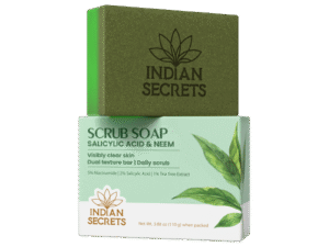 Indian Secrets Scrub Soap with Salicylic Acid & Neem