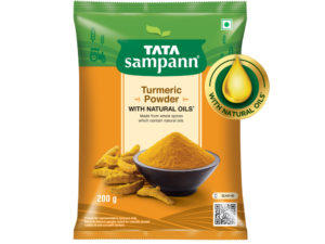 Tata Sampann Turmeric Powder with Natural Oils (Haldi)