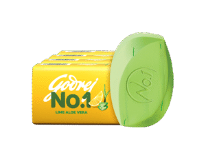 Godrej No.1 Lime & Aloe Vera Soap 150g Pack of 4