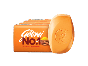 Godrej No.1 Sandal & Turmeric Soap 150g Pack of 4